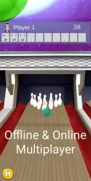 Bowling King: 3D Ball Live Strike Classic Bowling. Screen Shot 1