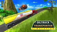 Oil Tanker Truck Transporter Driving Simulation 3D Screen Shot 6