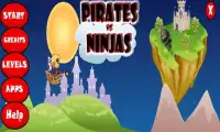 Pirates vs Ninjas Screen Shot 0