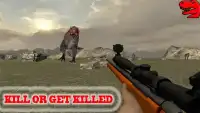 Simulador tiroteio dinossauro selvagem e irritado Screen Shot 1