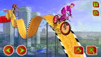 Impossible BMX Bicycle Stunts: Offroad Adventure Screen Shot 2