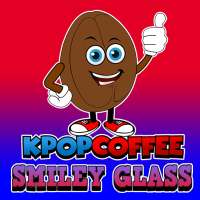 Kpop Coffee Smiley Glass