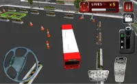 3D ônibus parking simulador Screen Shot 2