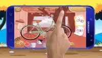रंग बाइक राजकुमारी खेल - लड़कियों और लड़कों Screen Shot 0