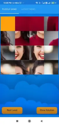 Girls Photo Puzzle Game Screen Shot 2