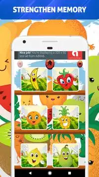 Fruit & Vegetable Puzzles For Kids Screen Shot 1