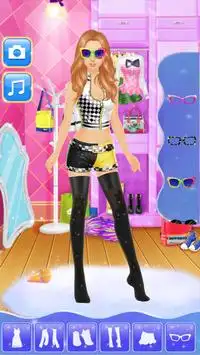 College Girl Salon Dress up Game For Girls Screen Shot 2