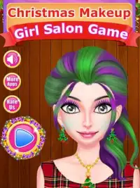 Christmas Makeup Girl Salon Games Screen Shot 4