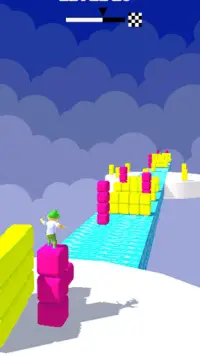 Cube Tower Surfer Color 3D Screen Shot 0