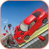 Sports Car Highway Crash Race