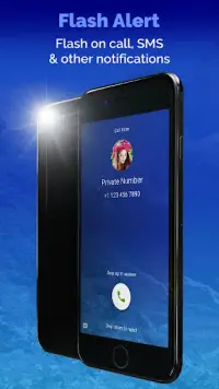 Flash on Call and SMS: Flashlight Call Alerts Screen Shot 5