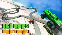 Grand Monster Truck Race : Impossible Tricky Stunt Screen Shot 8