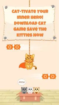 Cat game:Save the kitties! Screen Shot 1