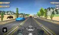 高速道路モト交通ライダー3D Screen Shot 4