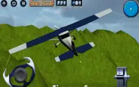 Cessna 3D uçuş simülatörü Screen Shot 1