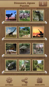 Quebra Cabeça de Dinossauro Screen Shot 0