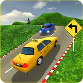 Uphill Taxi Game : Pick and Drop Sim