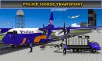 警察飛行機トランスポーター Screen Shot 2