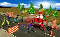 Papai Noel de Natal Super Runner Vs miúdos loucos Screen Shot 11
