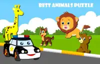 Police Robot Car Animals Puzzle Screen Shot 0