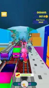 Rabbit Train Dash 3D Screen Shot 5