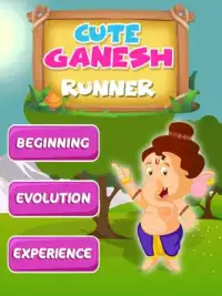 Niedlicher Ganesh Runner - Running Game Screen Shot 1
