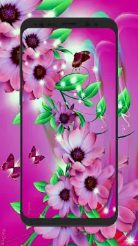 HD 3D Flower Wallpapers 4K background Screen Shot 2