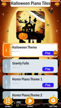 Halloween Piano Tiles Screen Shot 0