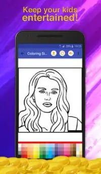 Actresses Coloring Pages Screen Shot 7