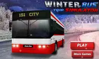Bus Simulator Podróż zimowa Screen Shot 1
