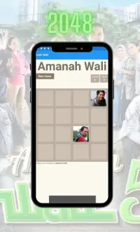2048 Amanah Wali 5 Puzzle Game Screen Shot 2