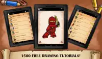 Drawing Fighters Ninja Lego Screen Shot 0