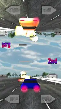 Split Screen Racer Multiplayer Screen Shot 2