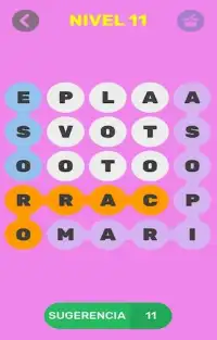 Word Hunt -  Word Search game in Spanish Screen Shot 2