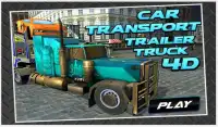 Car Transport Trailer Truck 4d Screen Shot 0