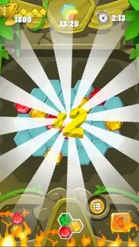 Match-3 Games: Crused Marbles and Jewels Mania Screen Shot 4