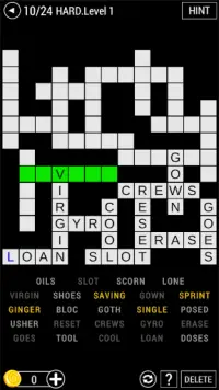Fill-In Crosswords : Amazing Puzzle Screen Shot 1