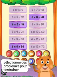 Mes jeux de maths : Multiplication et défi tables Screen Shot 13