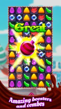 Sugar Candy Mania - Trận đấu3 Screen Shot 2