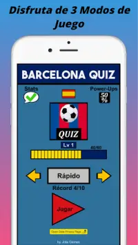Barcelona Futbol Quiz - Juego de Preguntas Screen Shot 1