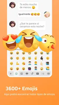 Teclado Emoji Facemoji Lite -  Screen Shot 1