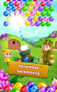 Bubble Shooter-Permainan Bunga Screen Shot 7