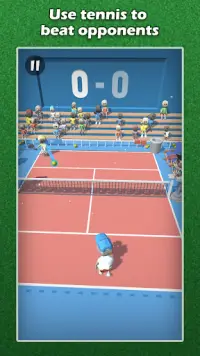 Flicks Tennis Free-Juegos de pelota casuales 2020 Screen Shot 3