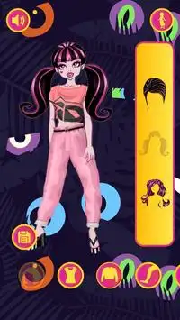 Dress Up Beauty Salon Monster High for Girls Screen Shot 2