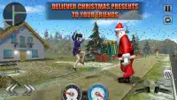 Racing Moto Bike Rider 3D: Santa Gift Delivery Sim Screen Shot 5