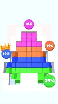 Color Blocks vs Blocks 3D - Blocks battle Screen Shot 5