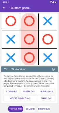 Tic Tac Toe Collection Screen Shot 0