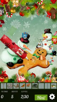 Hidden Object - Holly Jolly Xmas Screen Shot 1