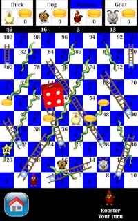 Snakes and Ladders - 2 to 4 player board game Screen Shot 3