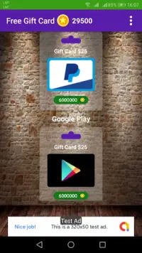 Play For Gift Cards Screen Shot 7
